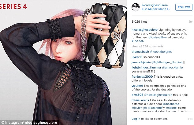 Final Fantasy Character Featured in New Louis Vuitton Fashion Ad
